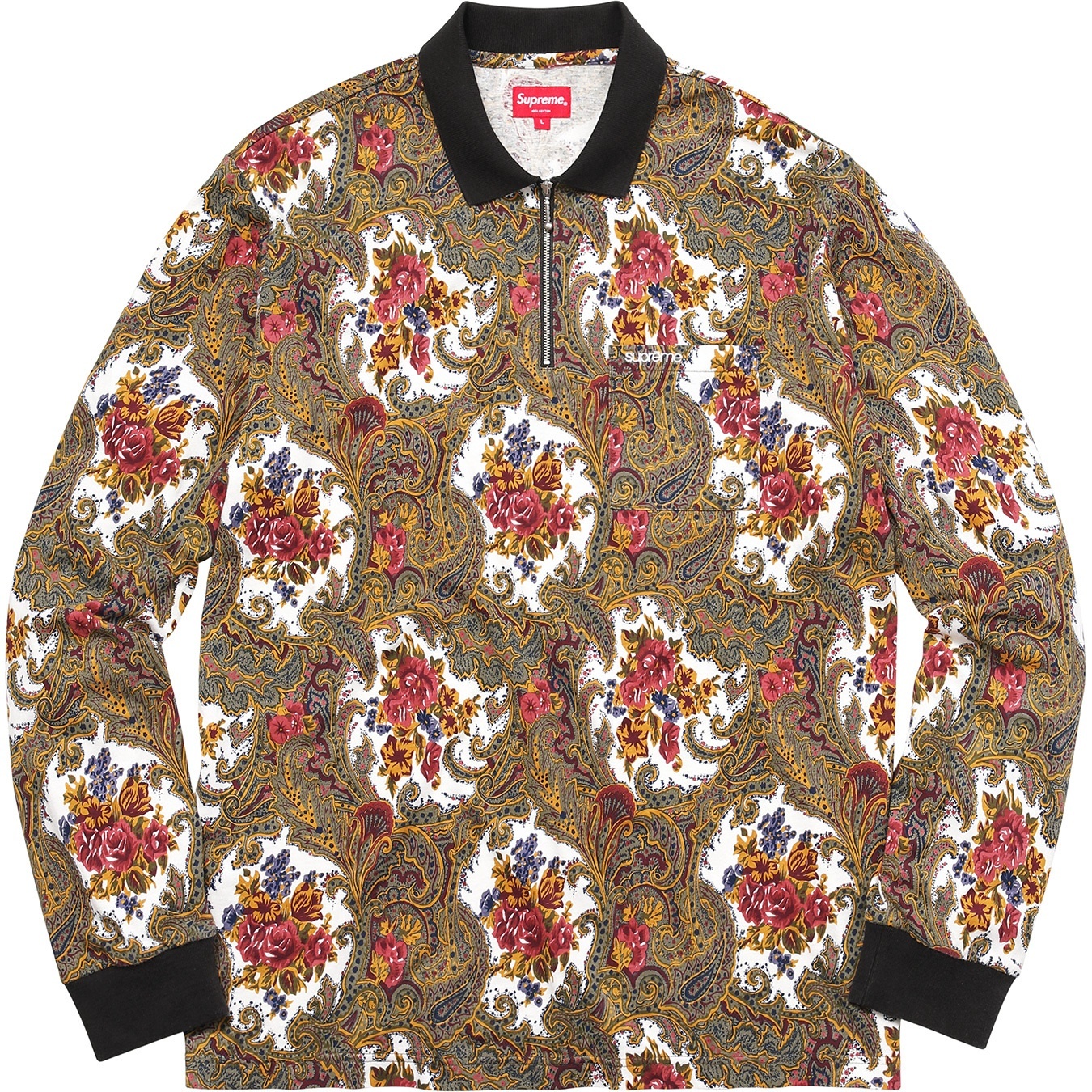 Paisley L/S Polo view 4